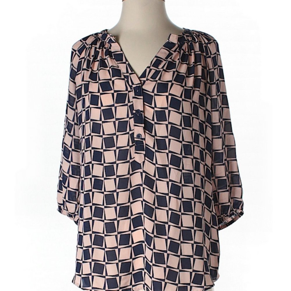 3/$25 Geometric Blouse